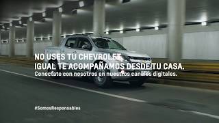 Chevrolet invita a respetar la cuarentena y no utilizar autos