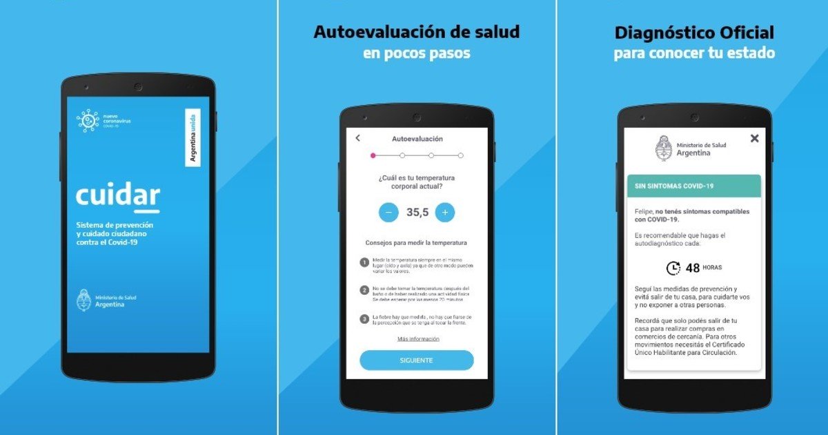 Cuidar, la app de autocontrol para los trabajadores que vuelvan a la actividad