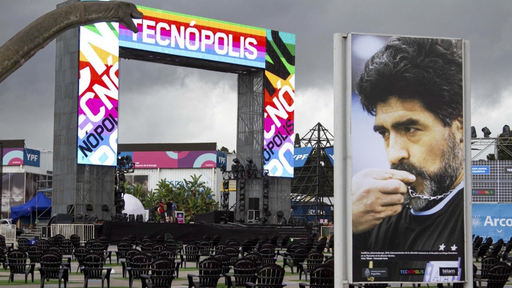 Tecnópolis abre sus puertas nuevamente y homenajeando a Maradona