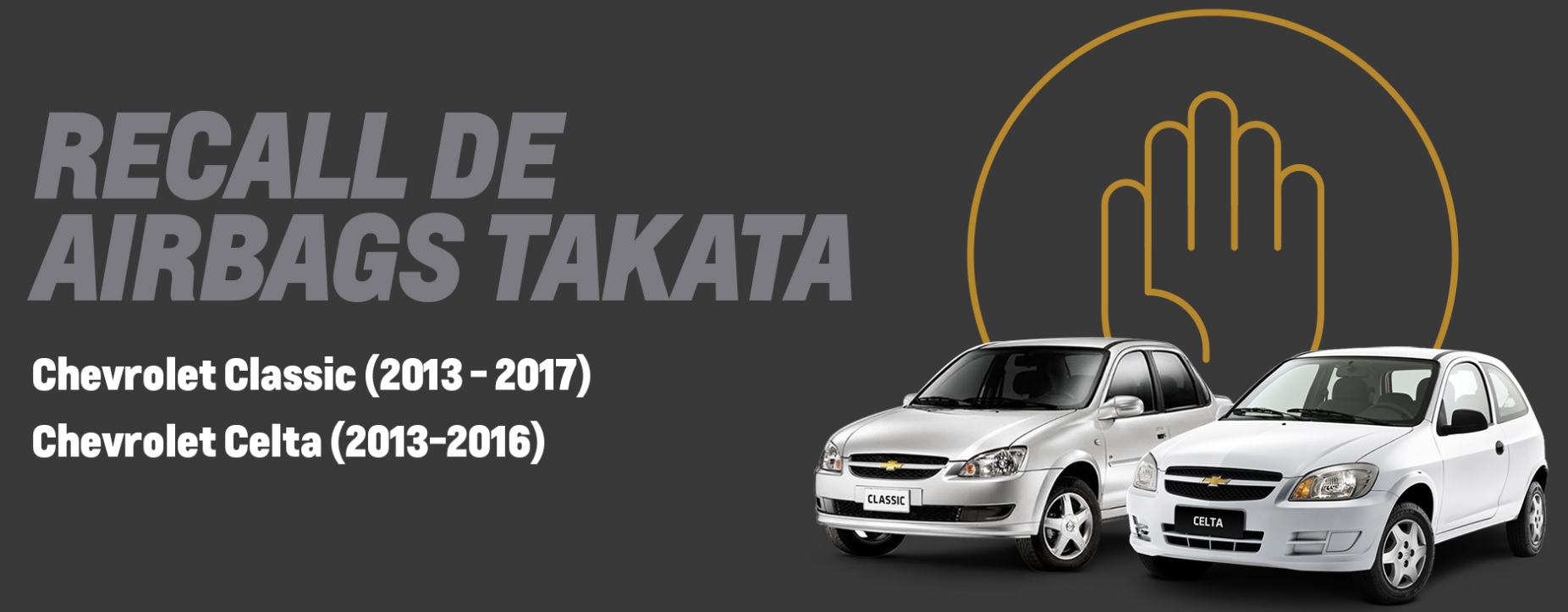 Chevrolet refuerza el llamado a revisión de las unidades Celta y Classic