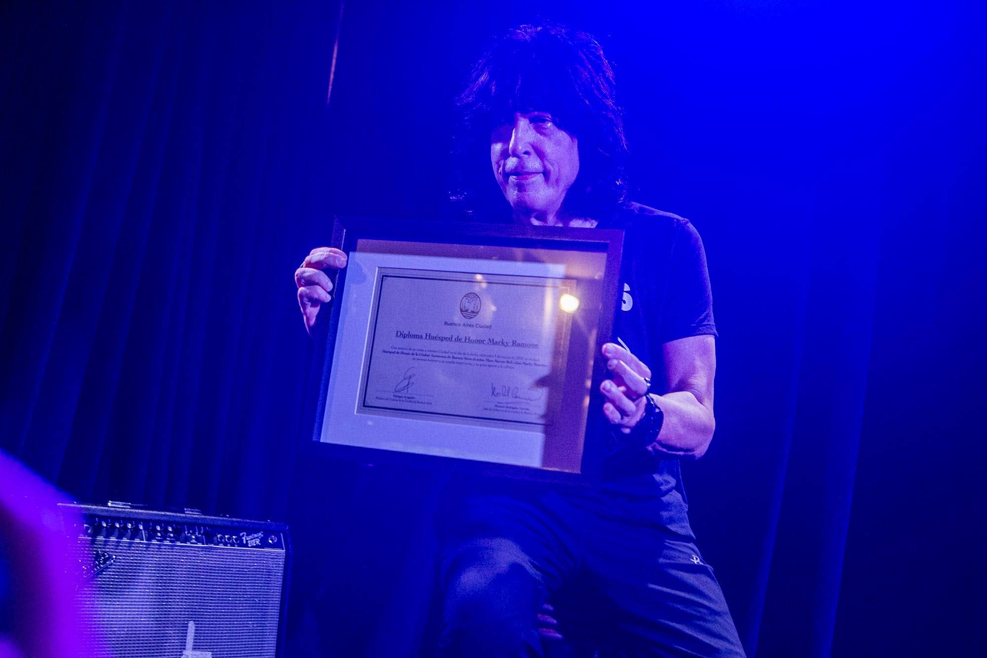 La Ciudad tiene un nuevo Huésped de Honor: Marky Ramone