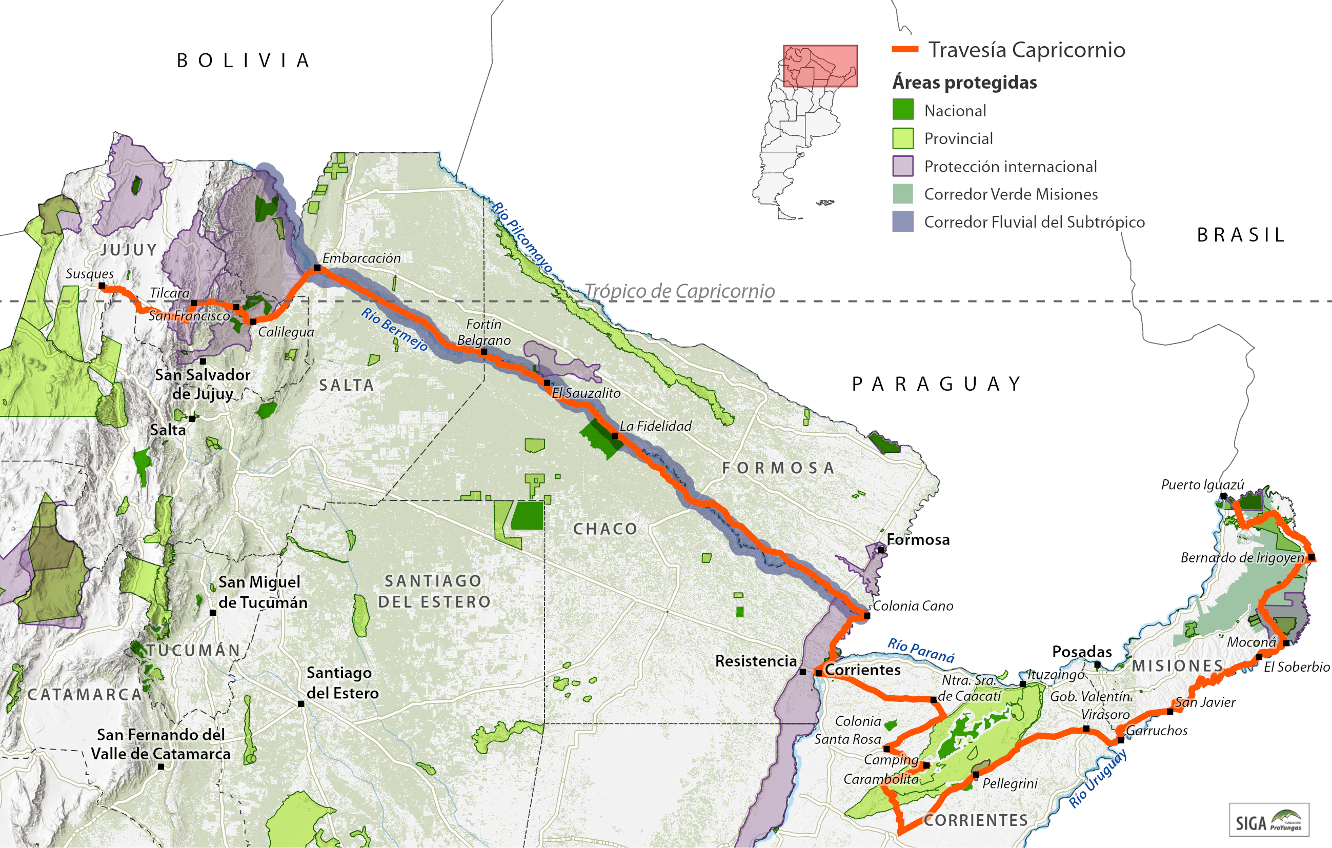 Más de 1800 km recorridos, el viaje de Proyungas que busca hacer visible al Norte Grande Argentino