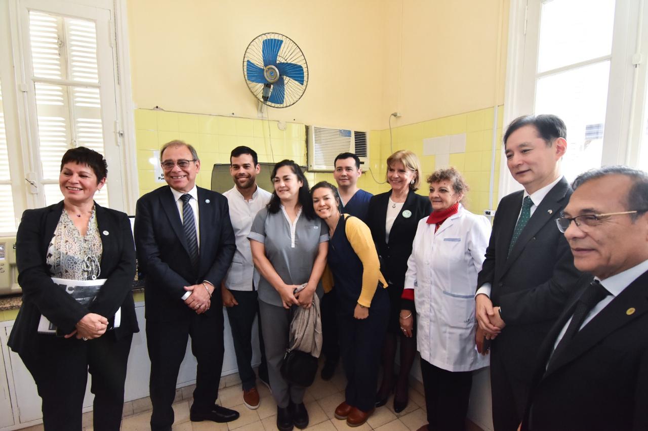 El pueblo japonés, sigue donando para la mejora de la salud de los argentinos
