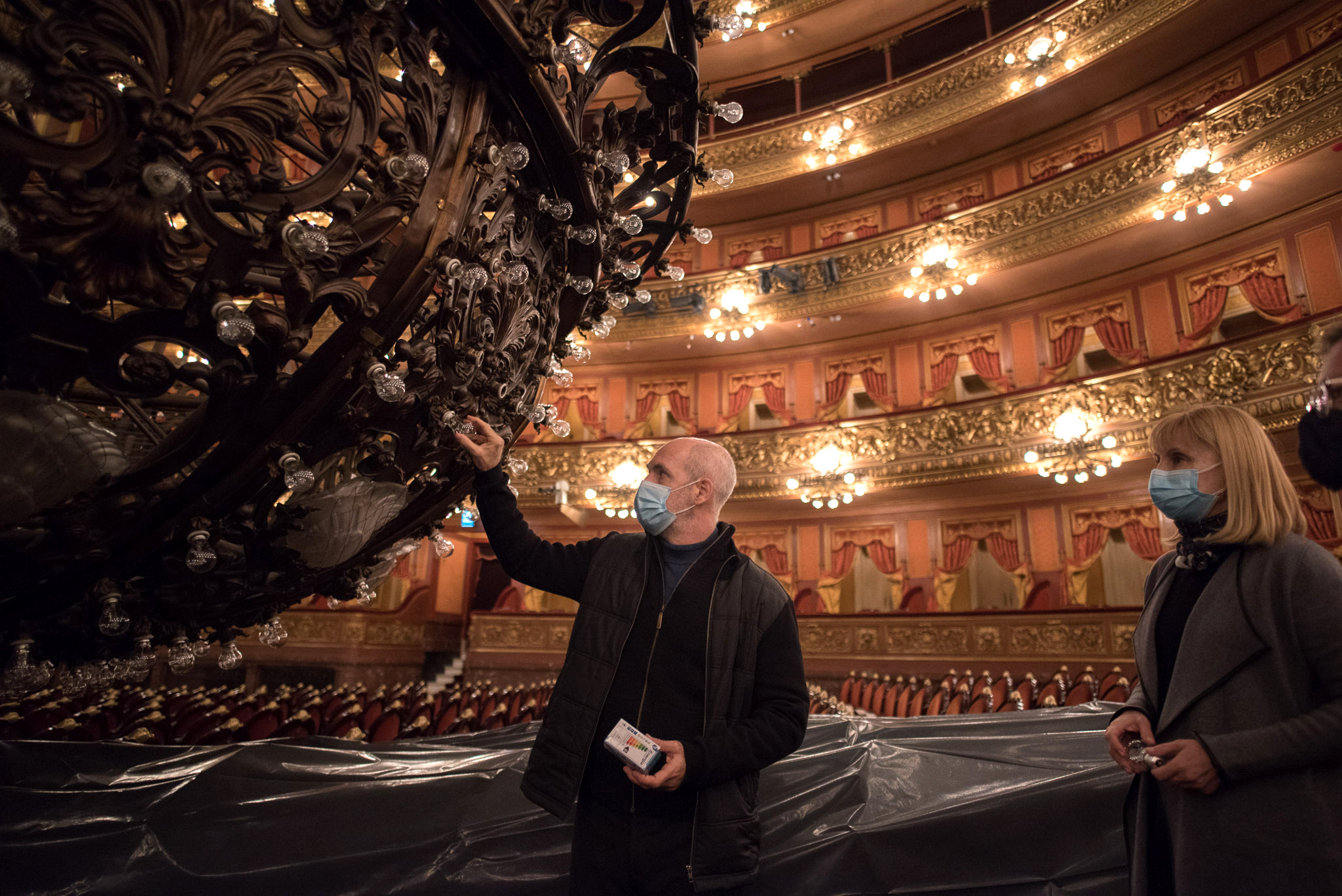 Rodríguez Larreta visitó el Teatro Colón que el 2 de julio reabrirá sus puertas al público